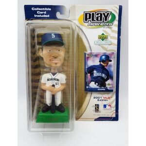2001 MLB Play Makers Upper Deck Seattle‎ Mariners Ichiro Suzuki Bobblehead
